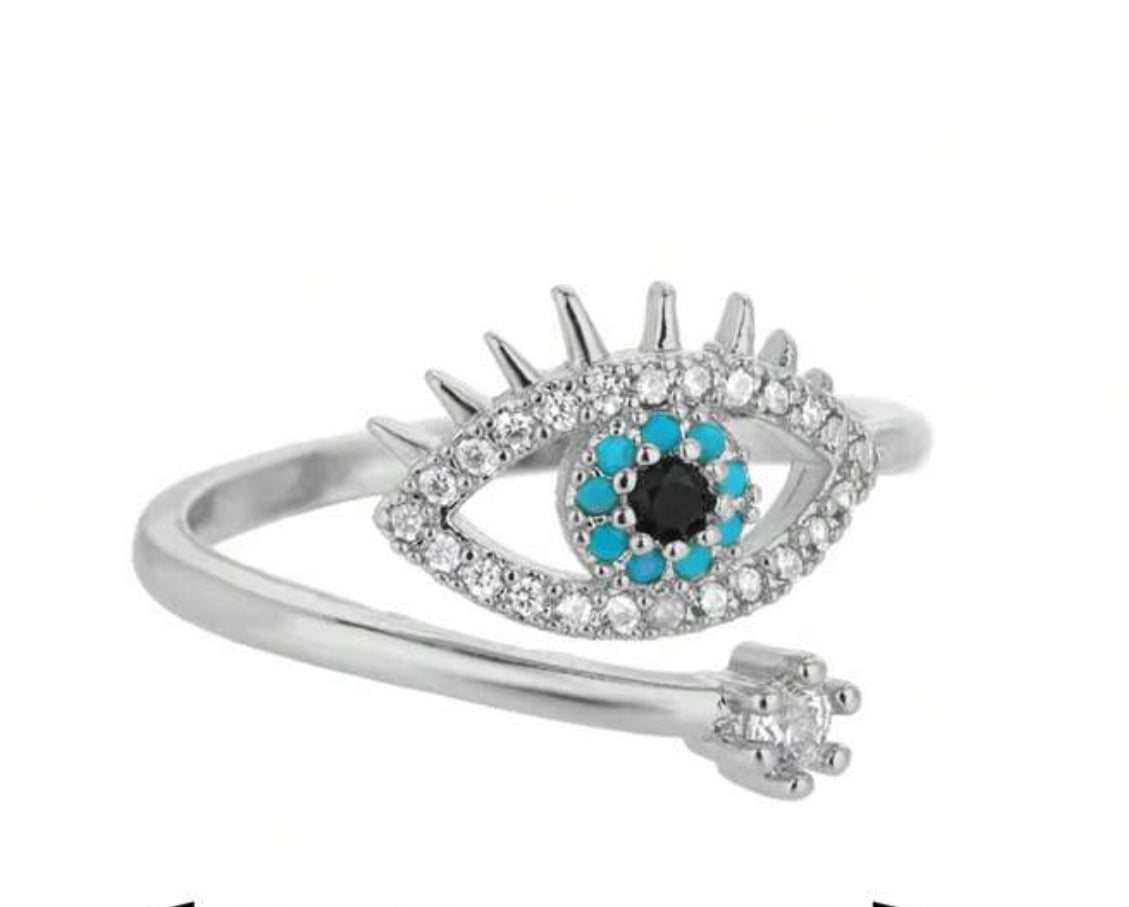 Hamsa Nazar Ring