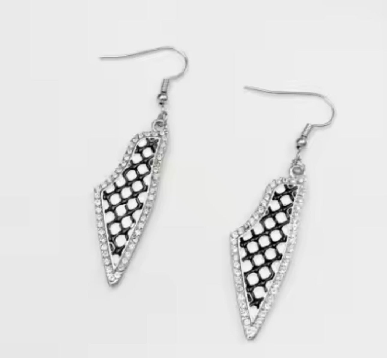 Kuffiyeh Necklace & Earring Set