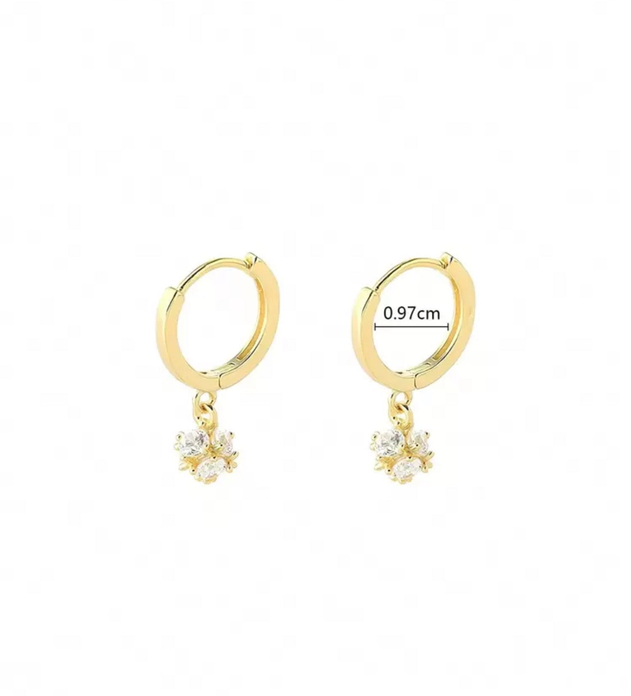 Cz Huggie Earrings