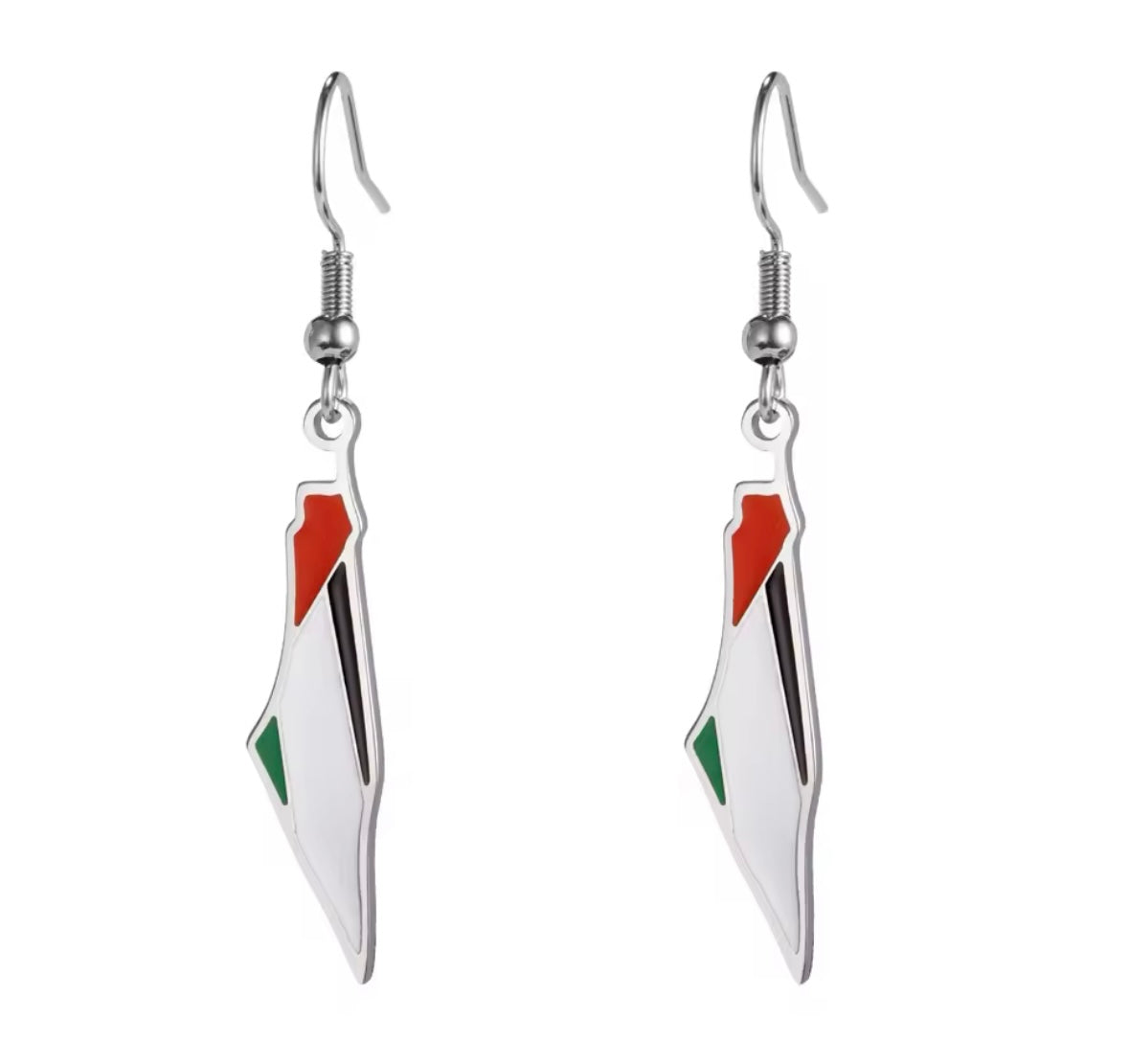Palestine Map Earrings