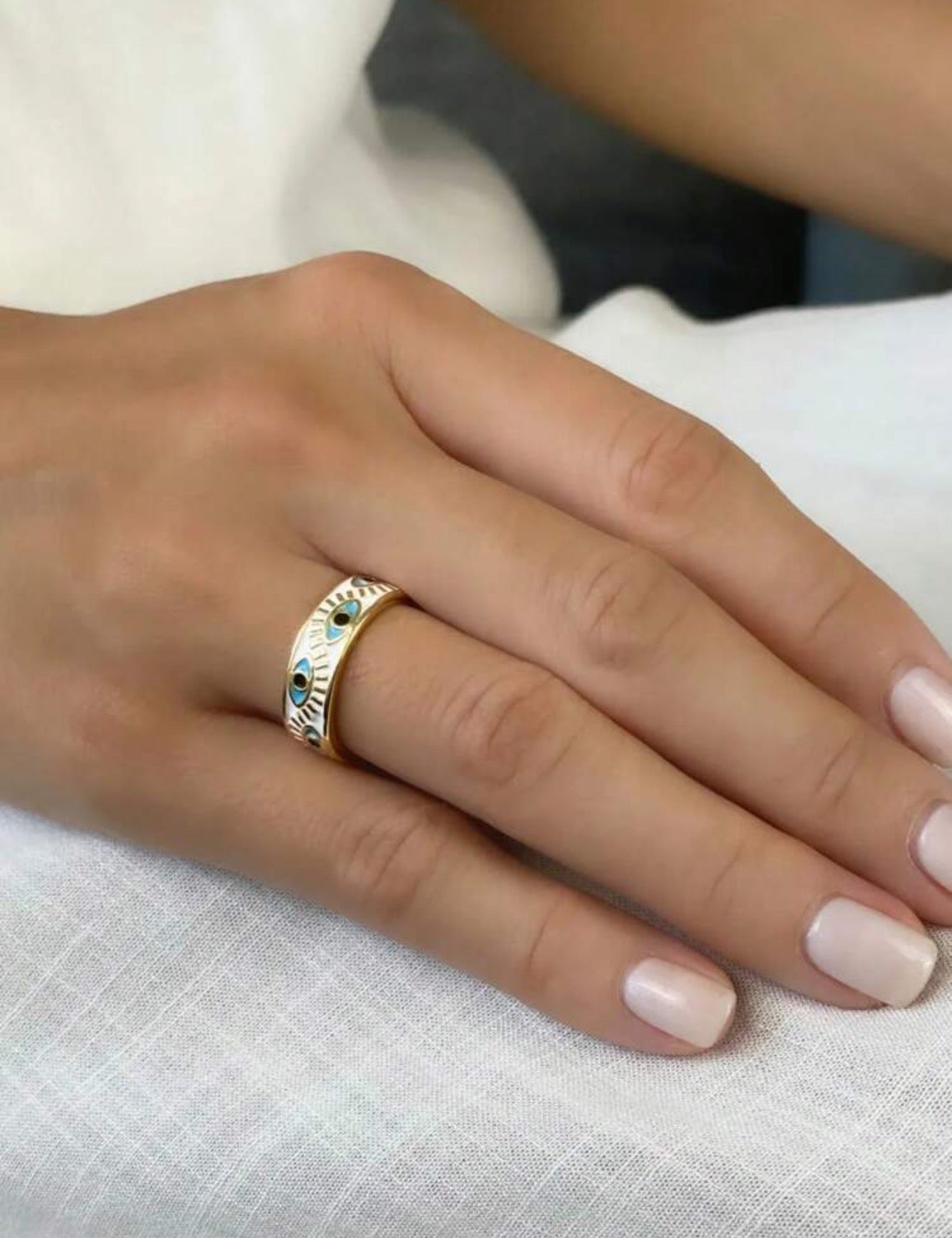 Blue Eye Ring