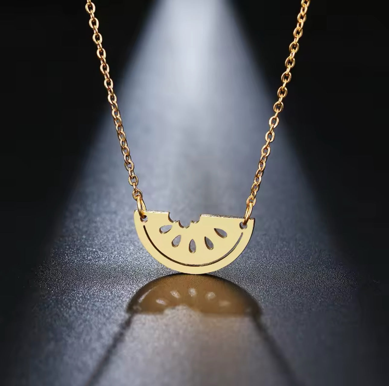 The Watermelon Necklace & Bracelet Set