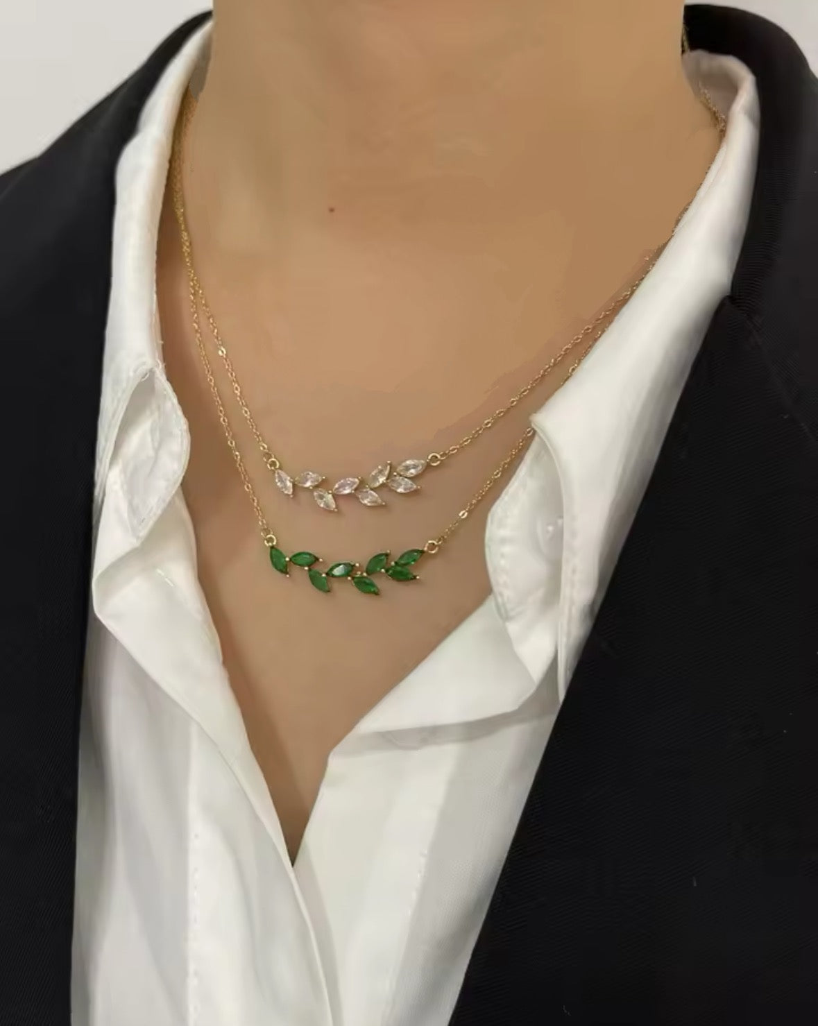 Olive Leaf Necklace