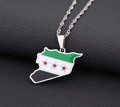 The Syrian Flag Necklace