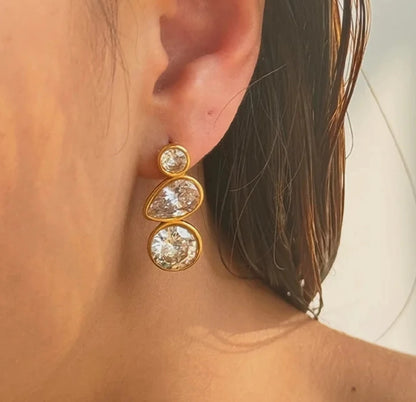 Chunky Teardrop Earrings