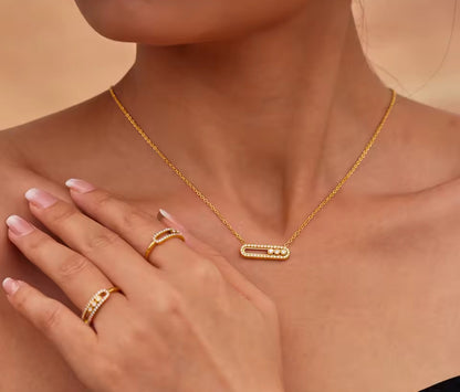 The Flow of Life Necklace & Ring Set