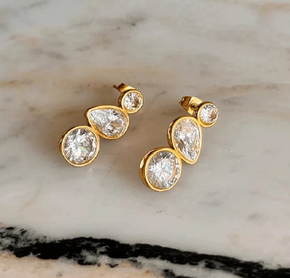 Chunky Teardrop Earrings