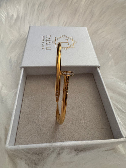 Love Lock Cuff Bracelet