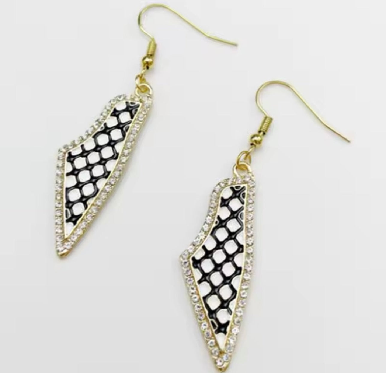 Kuffiyeh Necklace & Earring Set