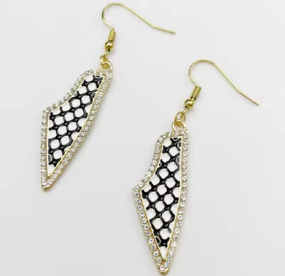 Kuffiyeh Necklace & Earring Set