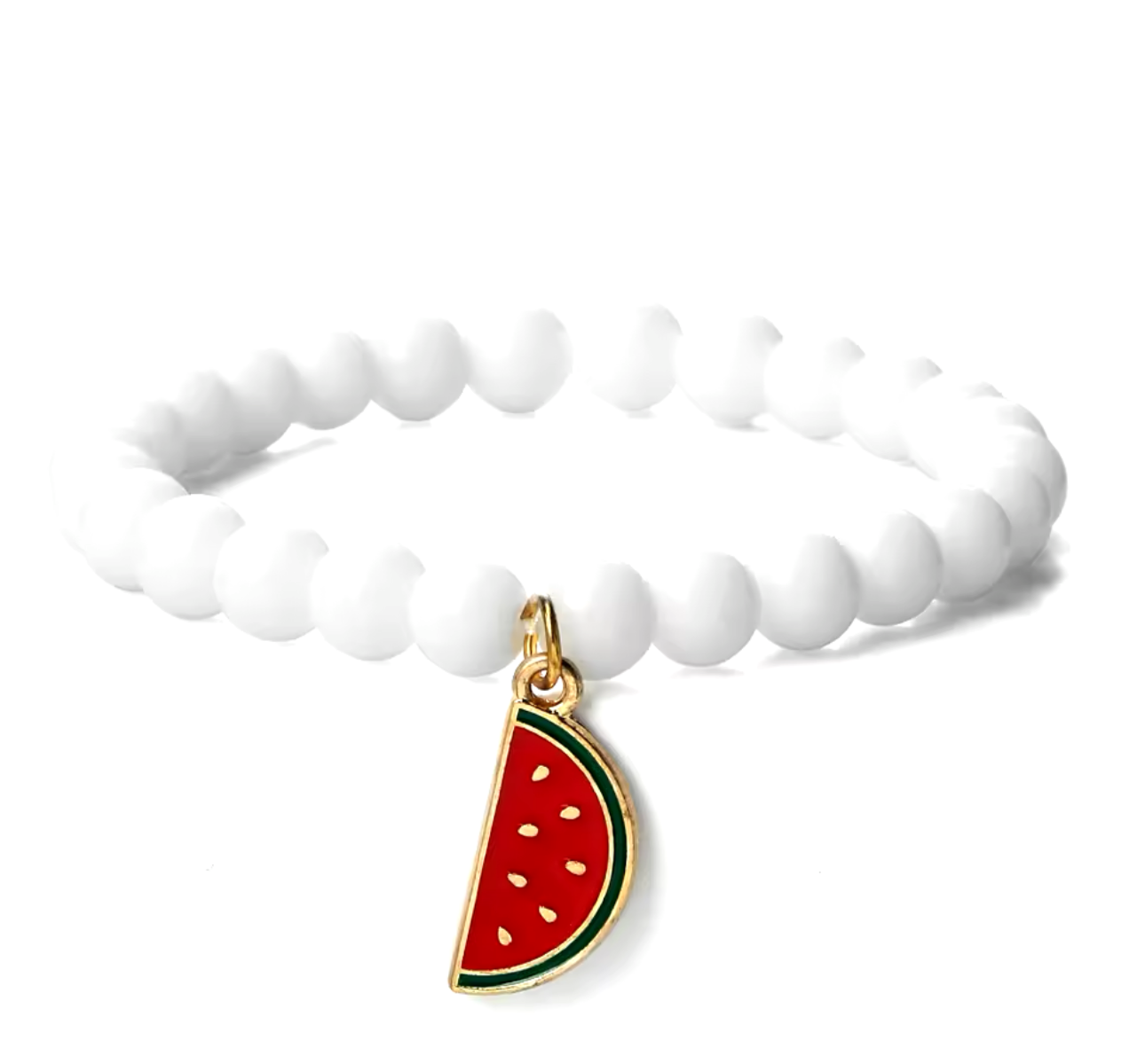 Watermelon Beaded Bracelet