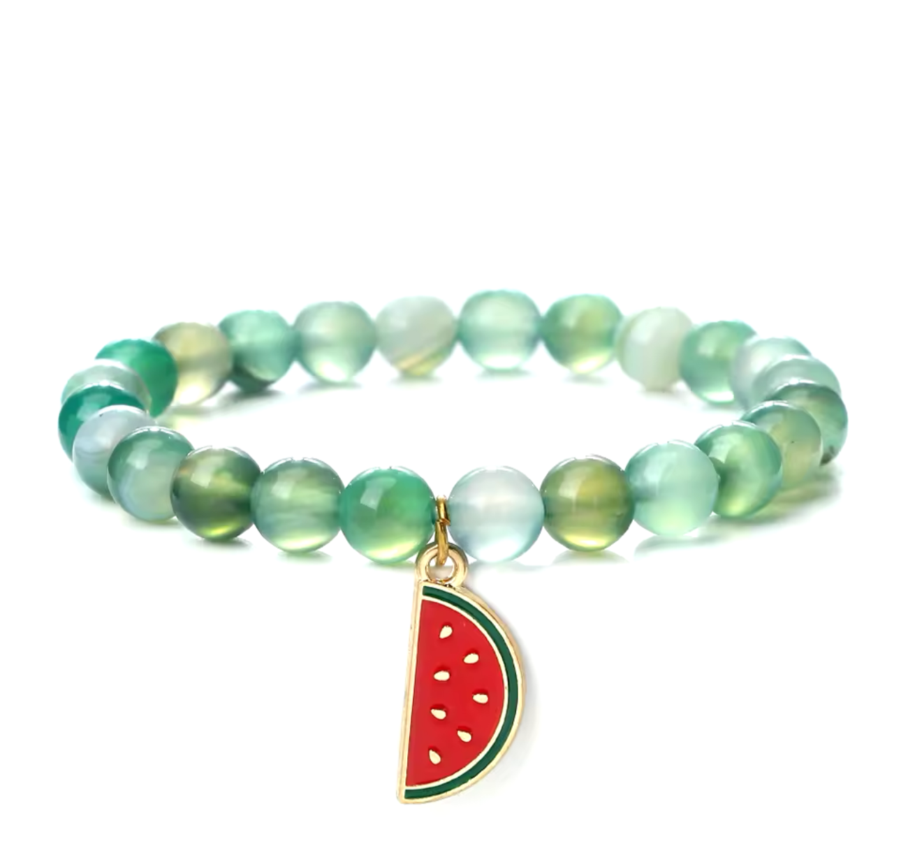 Watermelon Beaded Bracelet
