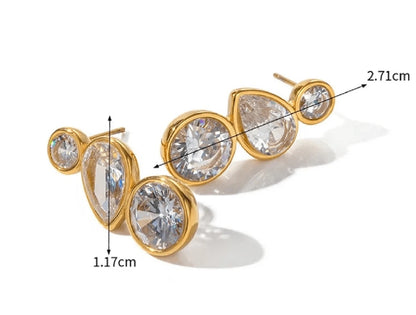 Chunky Teardrop Earrings