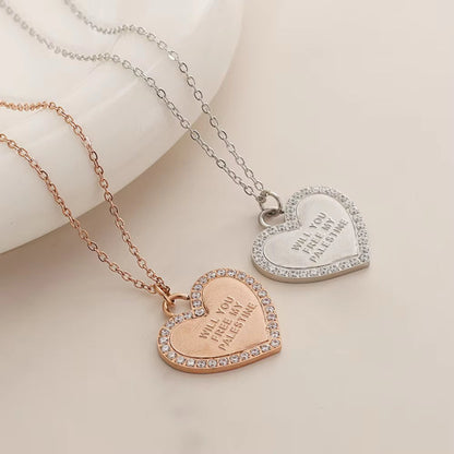 Will You Free My Palestine Necklace