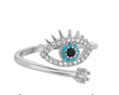Hamsa Nazar Ring