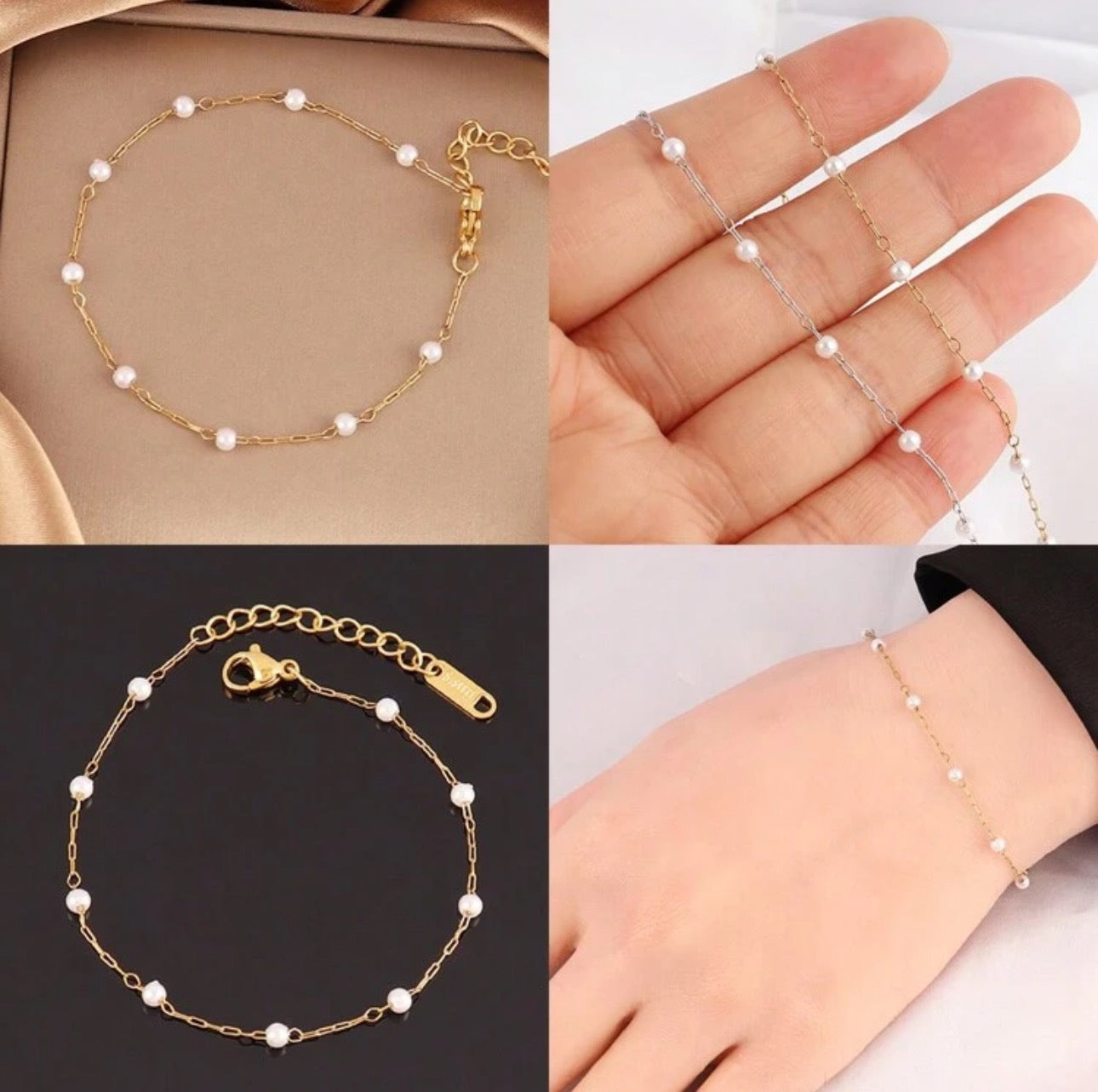 Dainty Pearl Bracelet