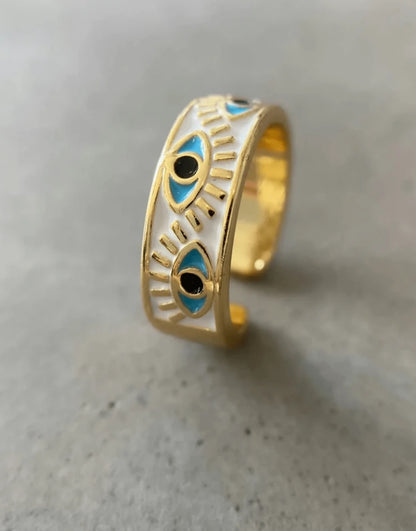 Blue Eye Ring