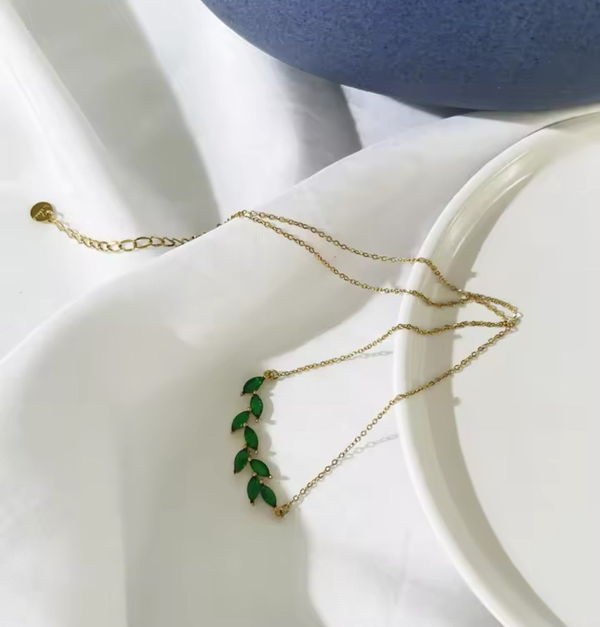 Olive Leaf Necklace