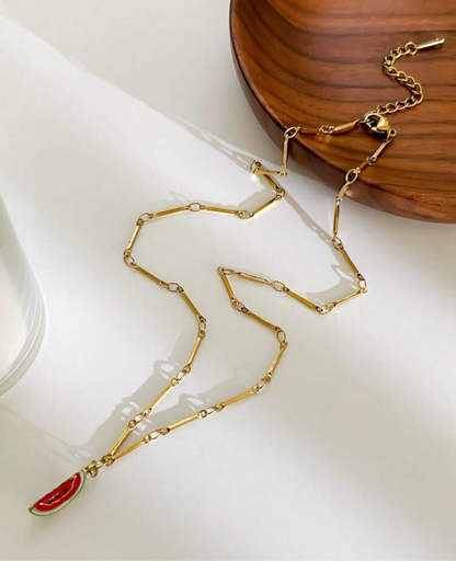 Watermelon Solidarity Necklace