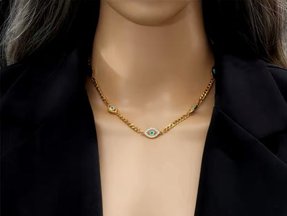 Lost In Her Eyes Necklace