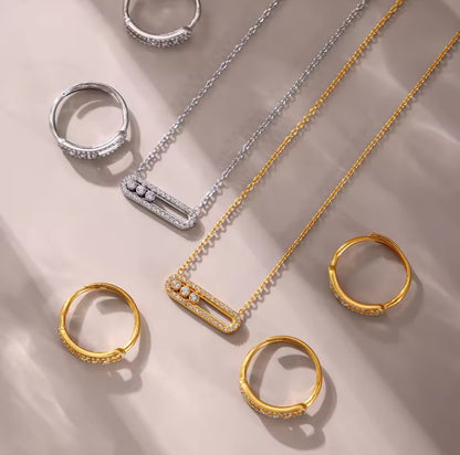 The Flow of Life Necklace & Ring Set