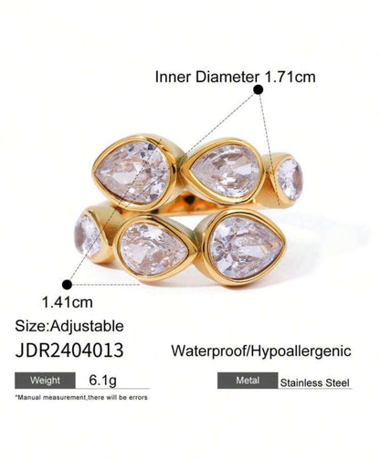 Chunky Teardrop Ring