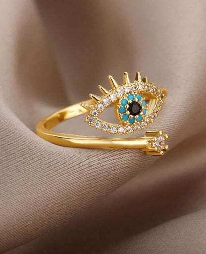 Hamsa Nazar Ring