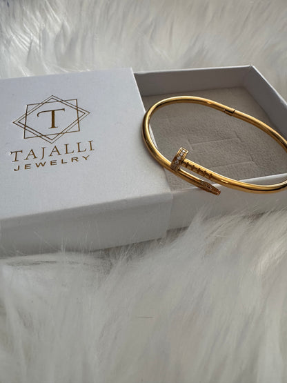 Love Lock Cuff Bracelet