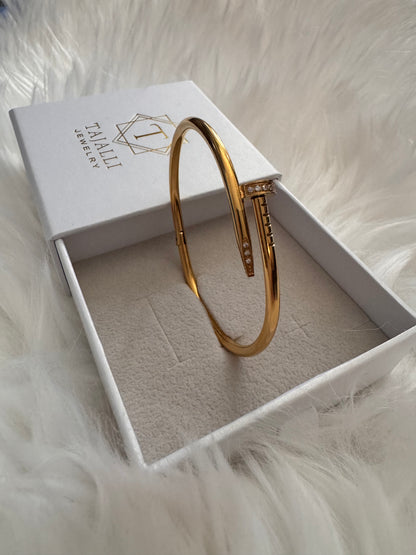 Love Lock Cuff Bracelet