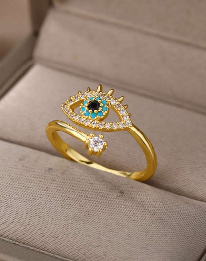Hamsa Nazar Ring