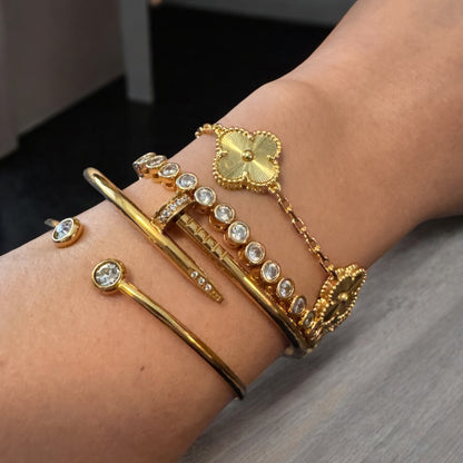 Love Lock Cuff Bracelet