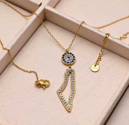 Protect Palestine Necklace