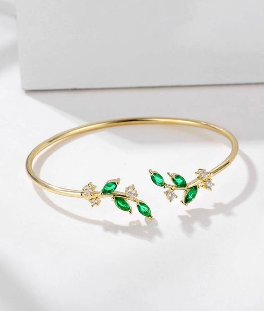 Olive Leaf Bangle