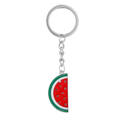 Watermelon Map Keychain