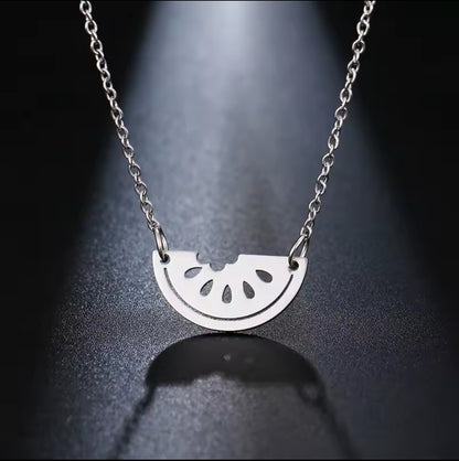 The Watermelon Necklace & Bracelet Set