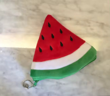 Plush Watermelon Pouch