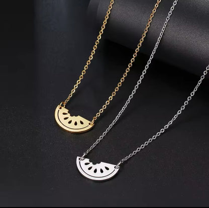 The Watermelon Necklace & Bracelet Set