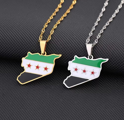 The Syrian Flag Necklace