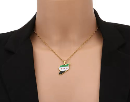 The Syrian Flag Necklace
