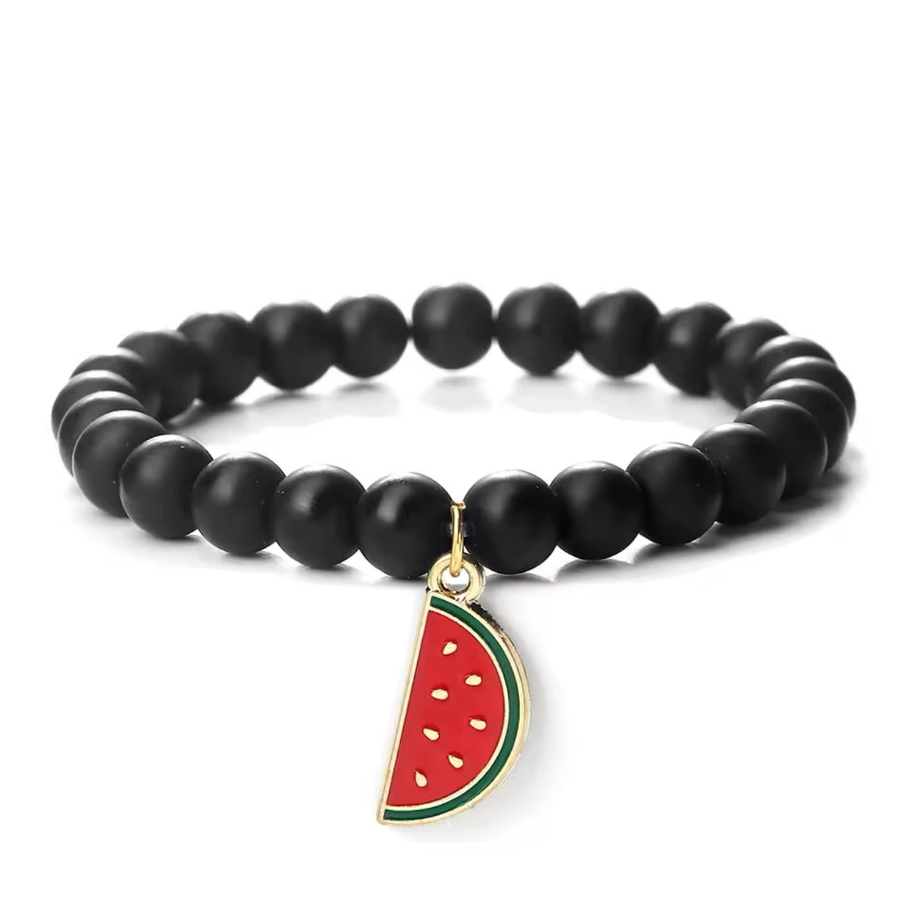 Watermelon Beaded Bracelet