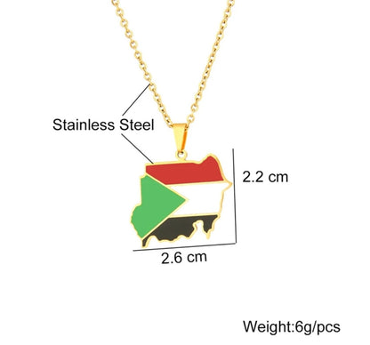 I Love Sudan Necklace