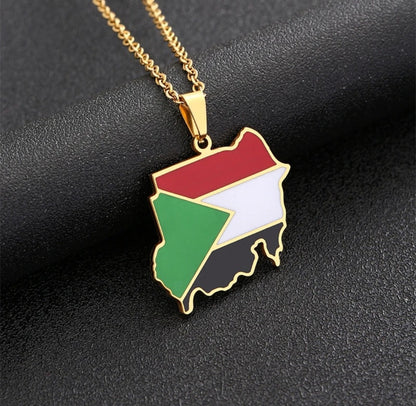 I Love Sudan Necklace