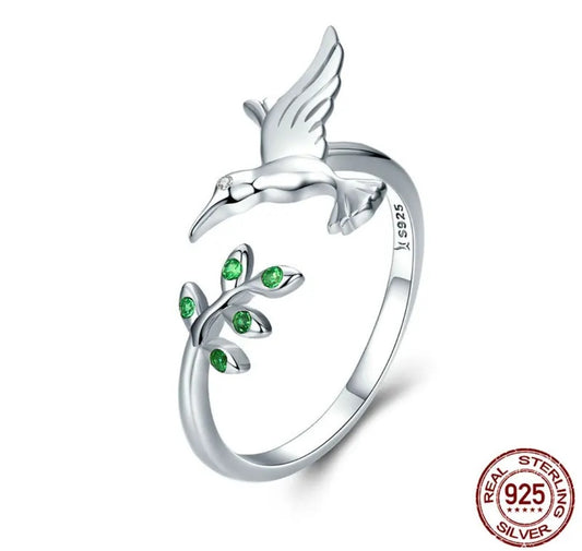 Freedom Olive Branch Ring