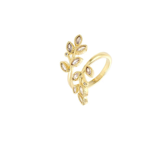 Yafa Olive Branch Ring