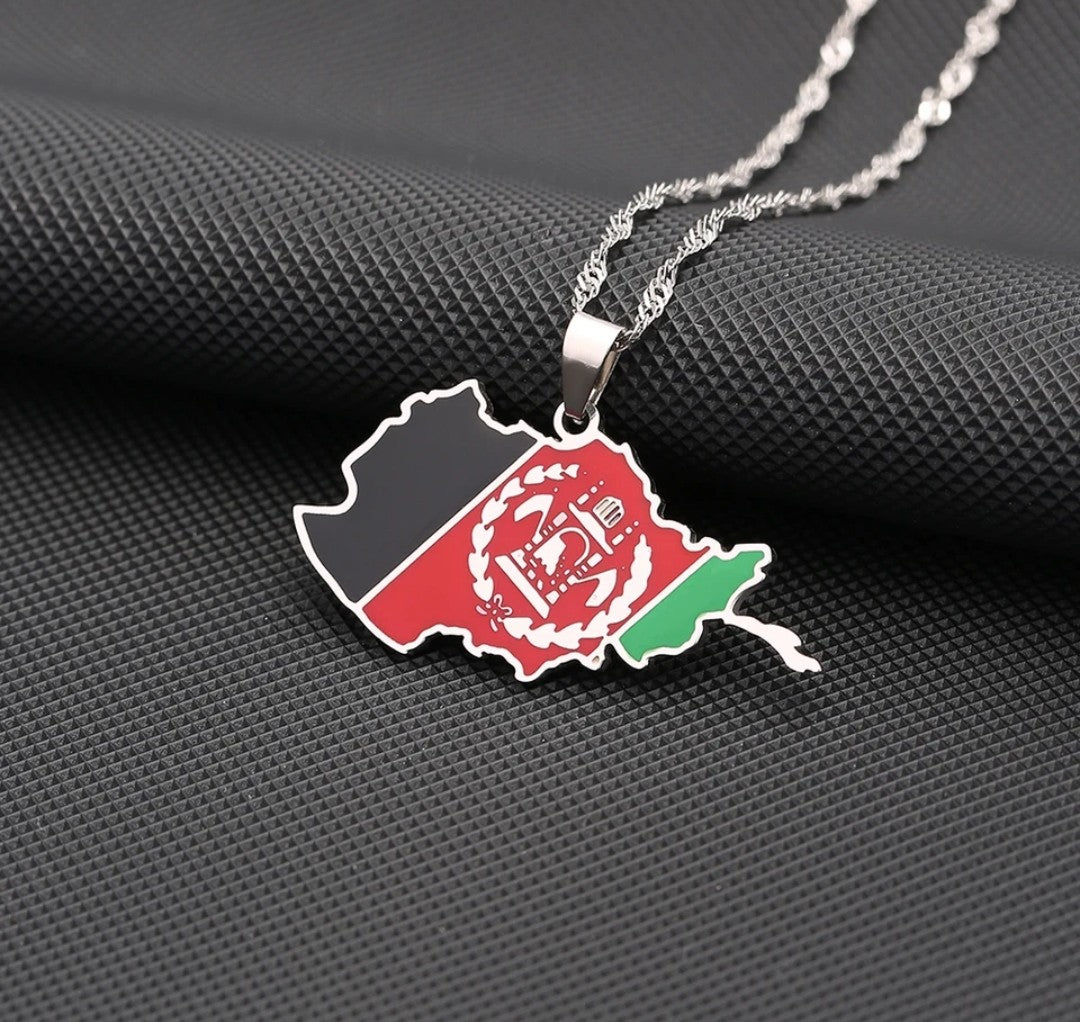 Map of Afghanistan 🇦🇫 Necklace