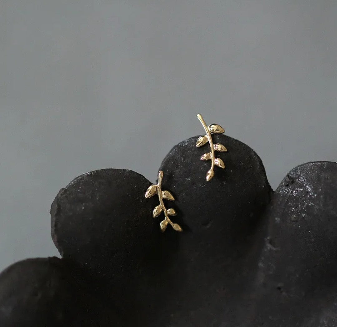 Olive Branch Earrings