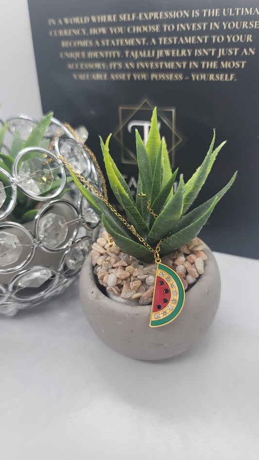 The Coloured Watermelon Necklace