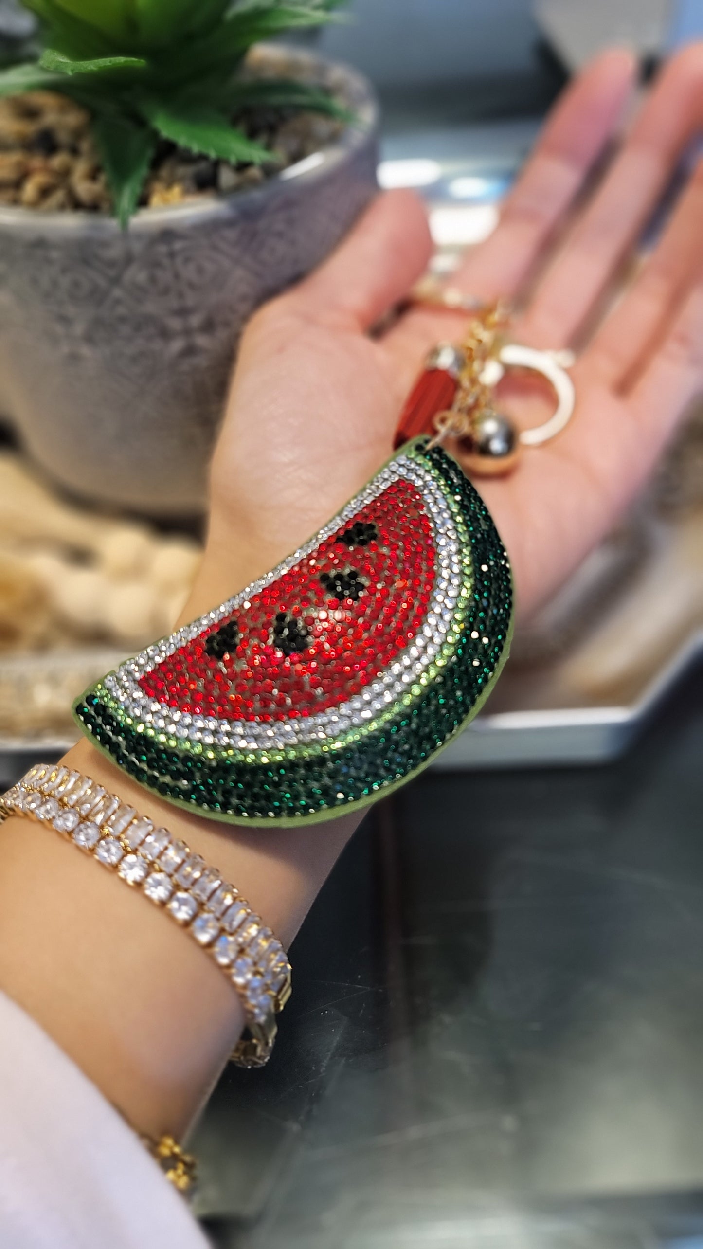 Watermelon Keychain