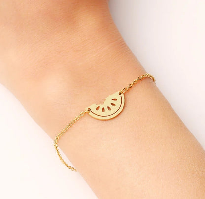 The Watermelon Necklace & Bracelet Set